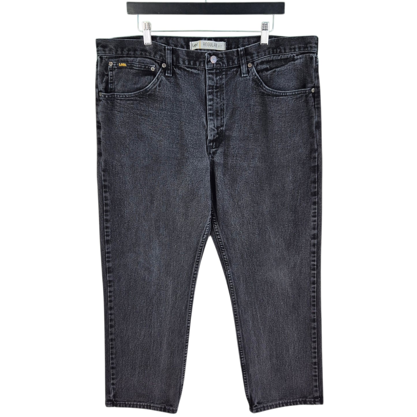 Vintage Lee Jeans Grey Heavy Classic Regular Fit Denim W40