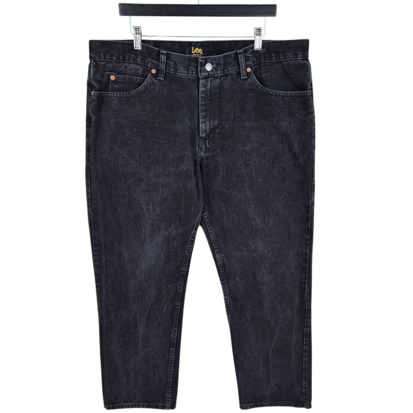 Vintage Lee Jeans Black Classic Heavy Regular Fit Denim W40