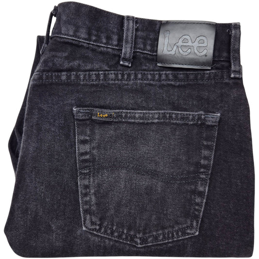 Vintage Lee Jeans Black Classic Heavy Regular Fit Denim W40