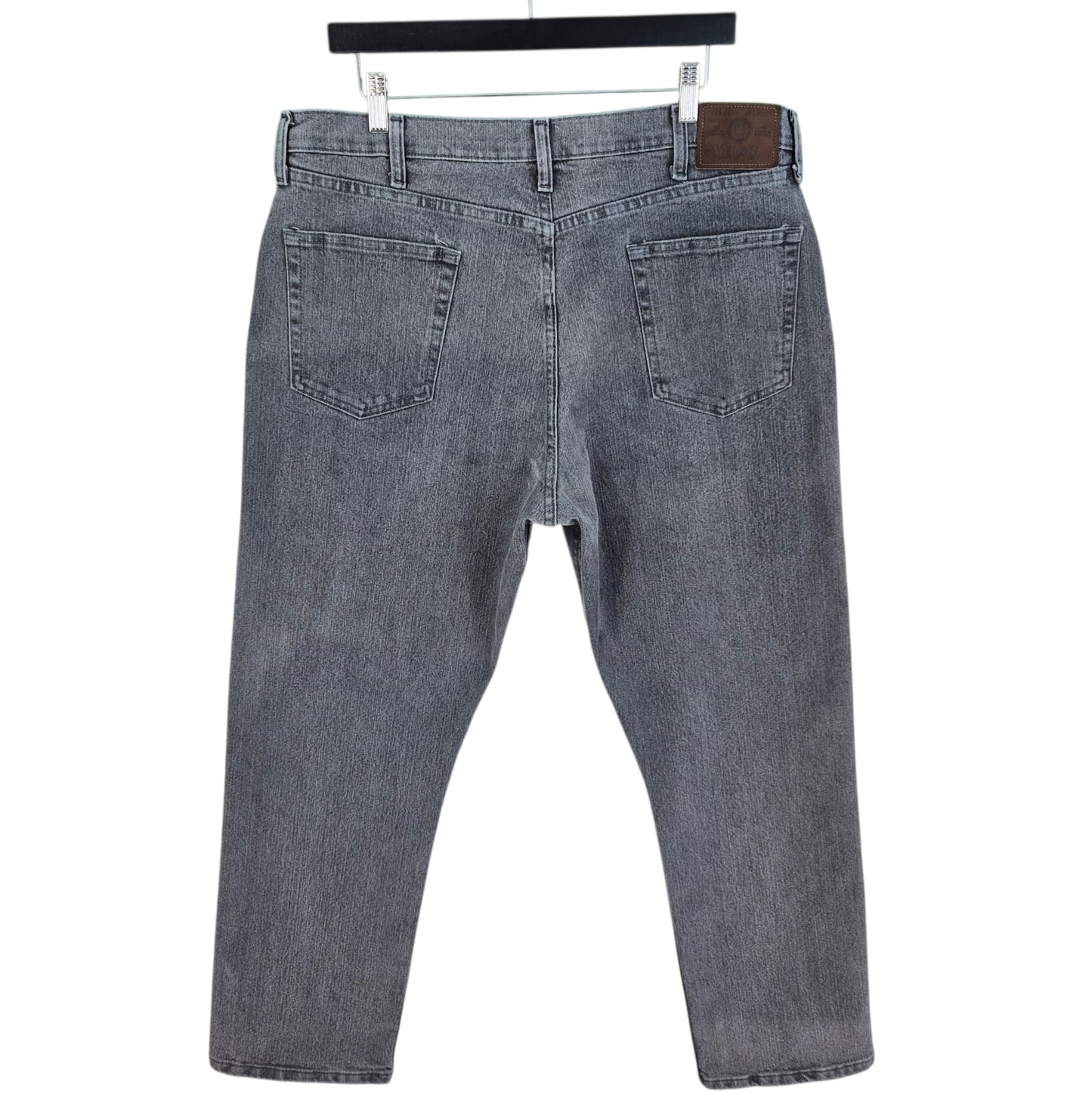 Vintage Wrangler Jeans Grey Relaxed Fit Heavy Stretch Denim W38