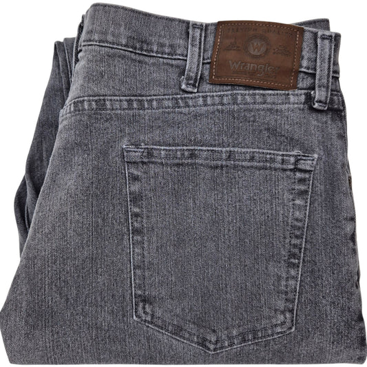 Vintage Wrangler Jeans Grey Relaxed Fit Heavy Stretch Denim W38