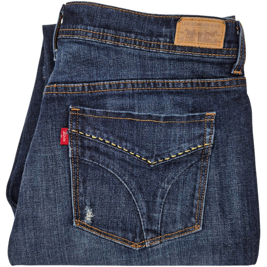 Vintage Levis 505 Jeans Womens Dark Blue Straight Leg Denim W32