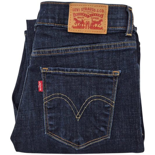Levis Jeans Womens Dark Blue Classic Stretch Bootcut Denim W27