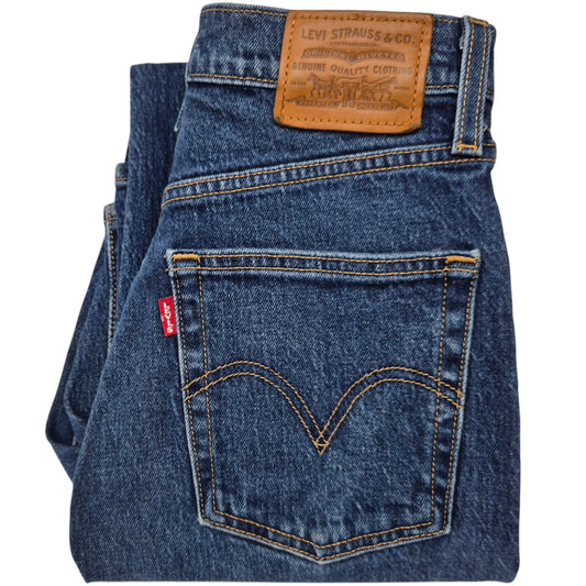 Levis Premium Jeans Womens Blue Heavy Ribcage Bootcut Denim W26