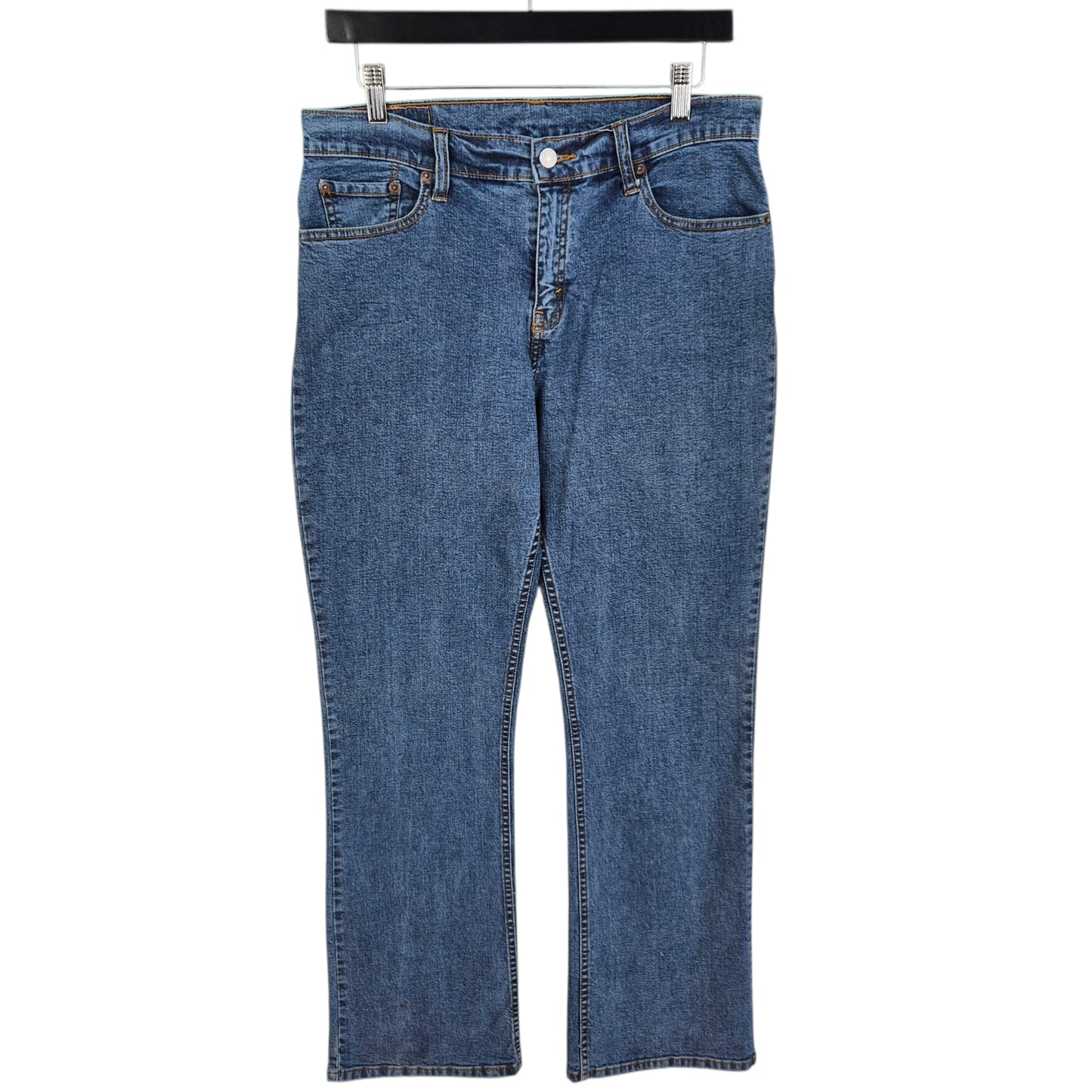 Vintage Levis Jeans 90's Womens Blue Slight Bootcut Stretch Denim W32