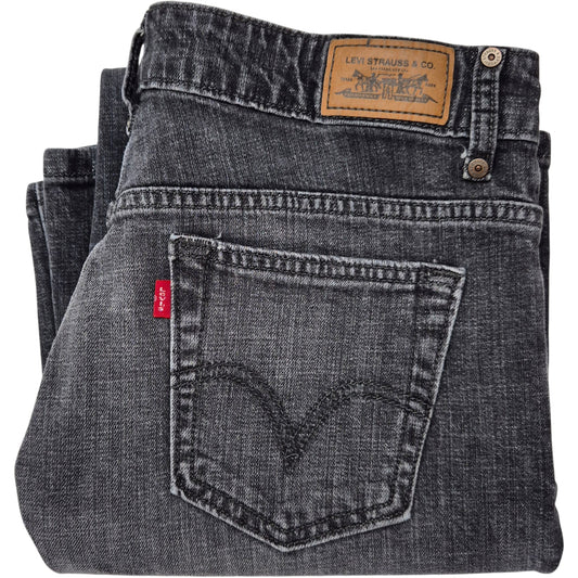 Vintage Levis 537 Jeans Womens Grey Low Flare Denim W31