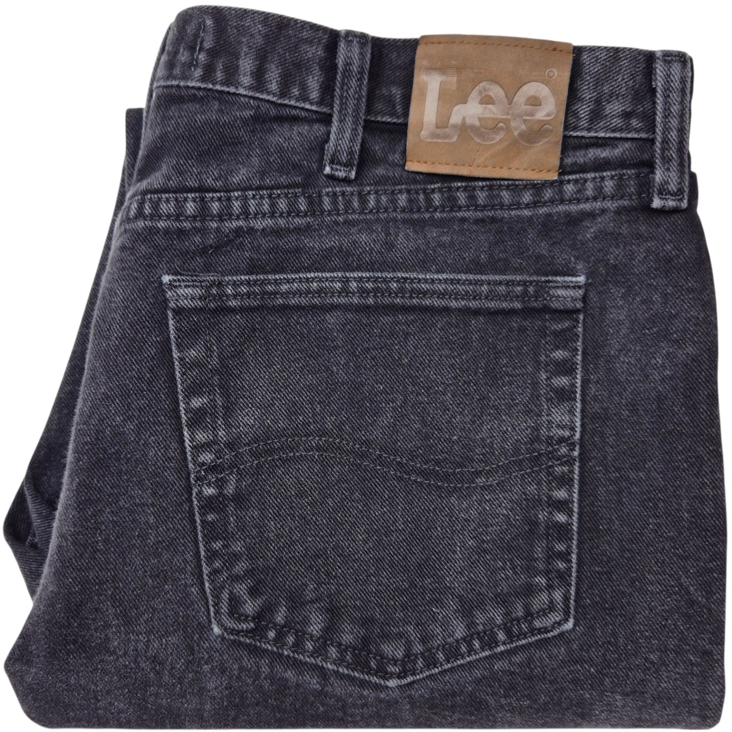 Vintage Lee Jeans Black Classic Heavy Regular Fit Denim W38