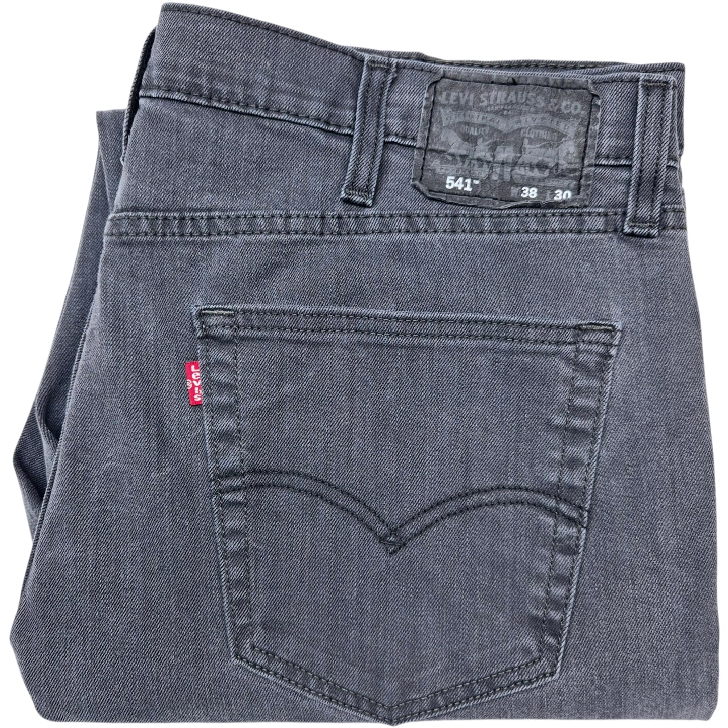 Levis 541 Jeans Grey Athletic Fit Stretch Denim W39