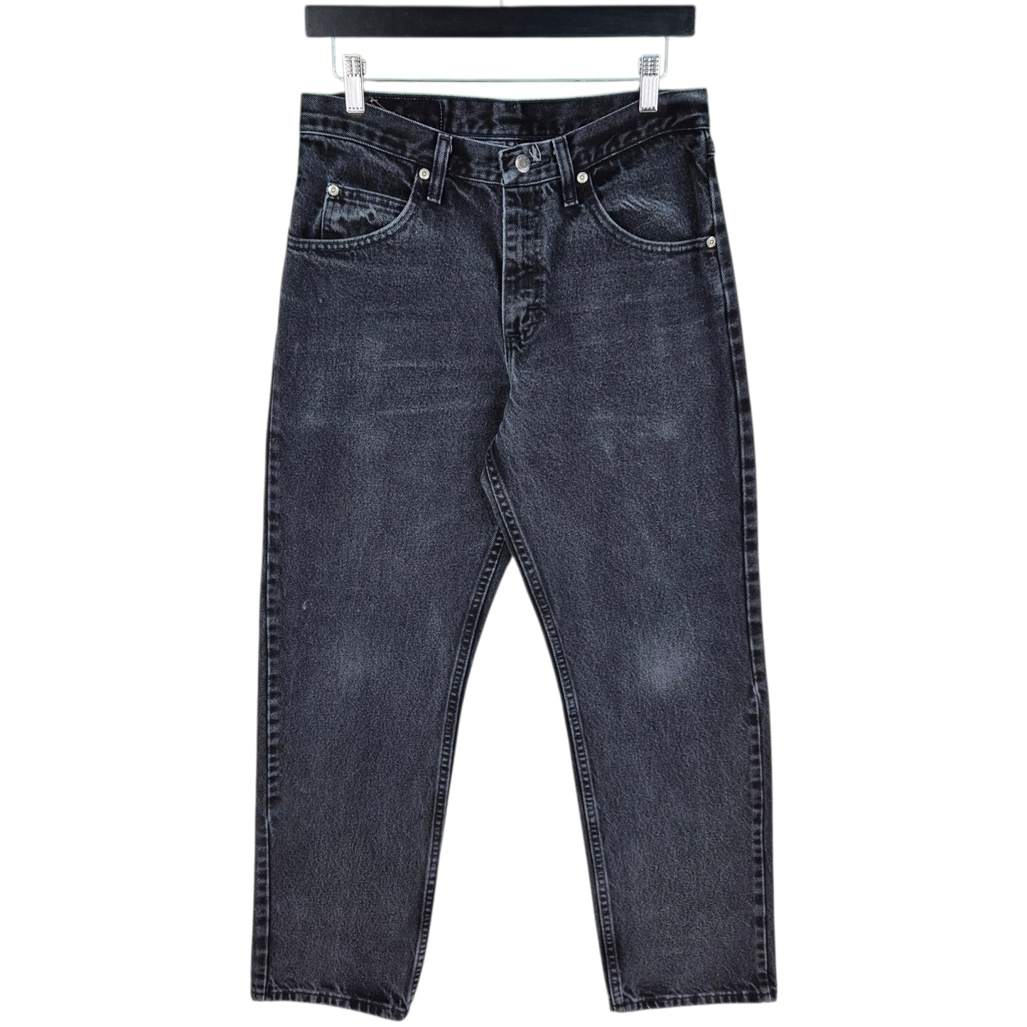 Vintage Wrangler Jeans Dark Grey Classic Heavy Rigid Denim W30