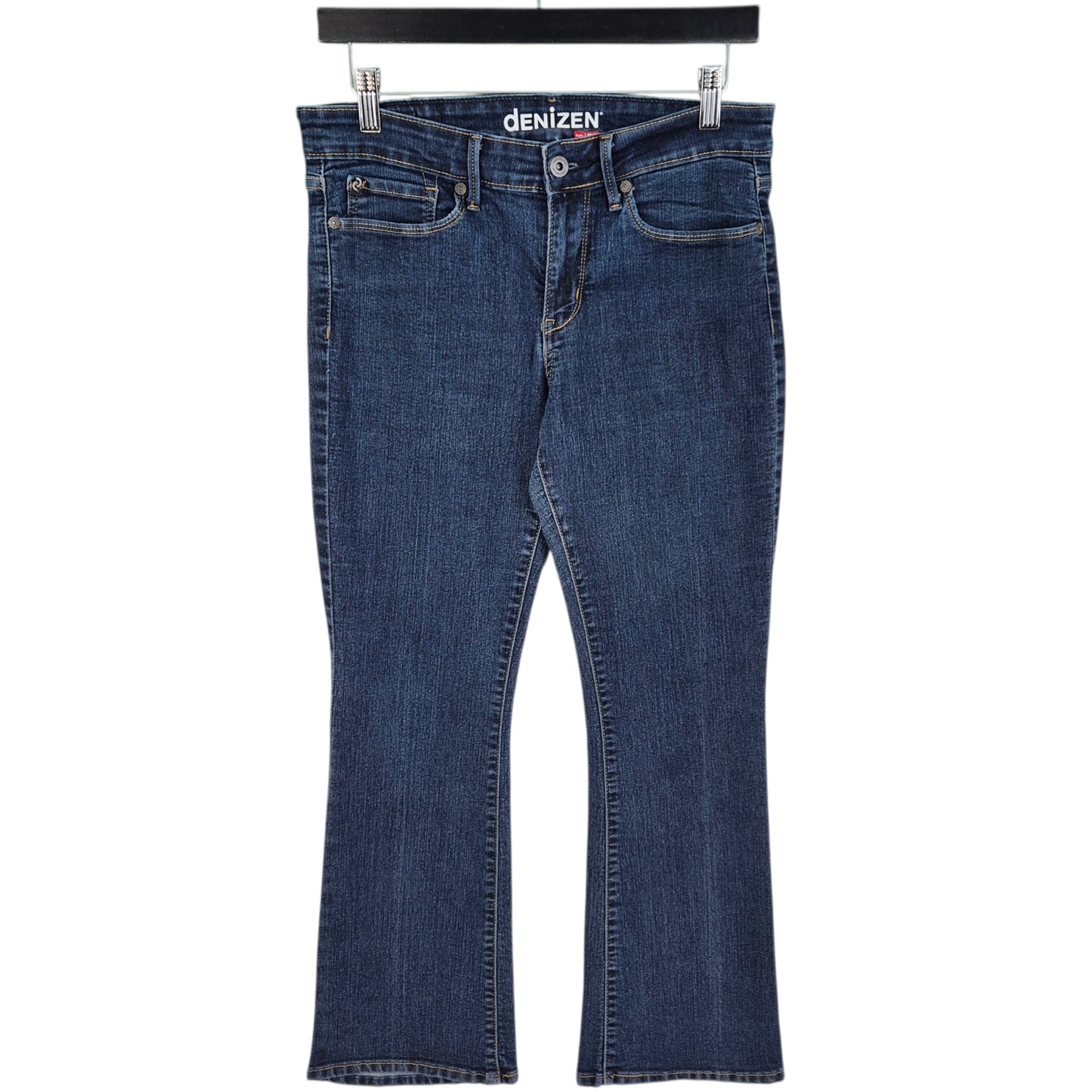 Levis Denizen Jeans Womens Dark Blue Modern Stretch Bootcut Denim W30