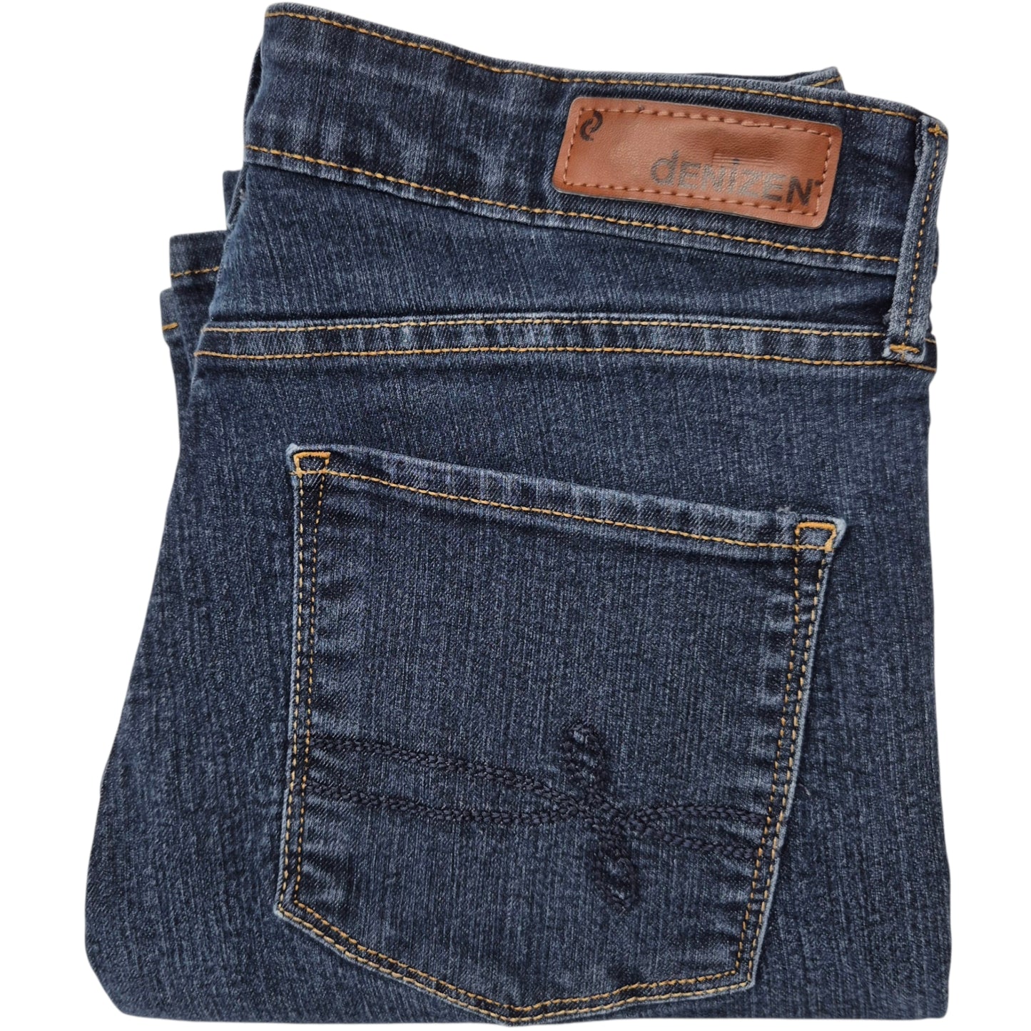 Levis Denizen Jeans Womens Dark Blue Modern Stretch Bootcut Denim W30