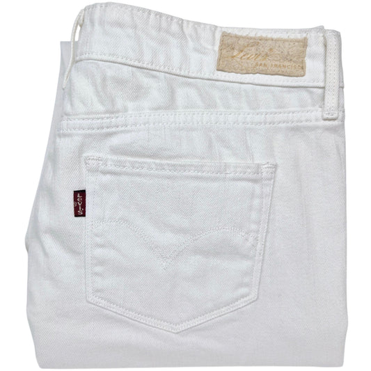 Vintage Levis Jeans Womens White Modern Rise Skinny Denim W31