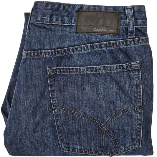Calvin Klein Jeans Dark Blue Modern Bootcut Denim W38