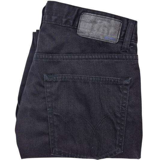 Calvin Klein Jeans Black Slim Straight Leg Crop Denim W33