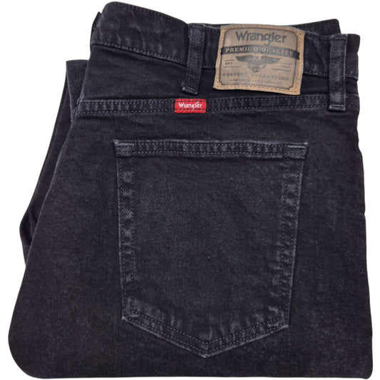 Vintage Wrangler Jeans Black Classic Heavy Regular Stretch Denim W38