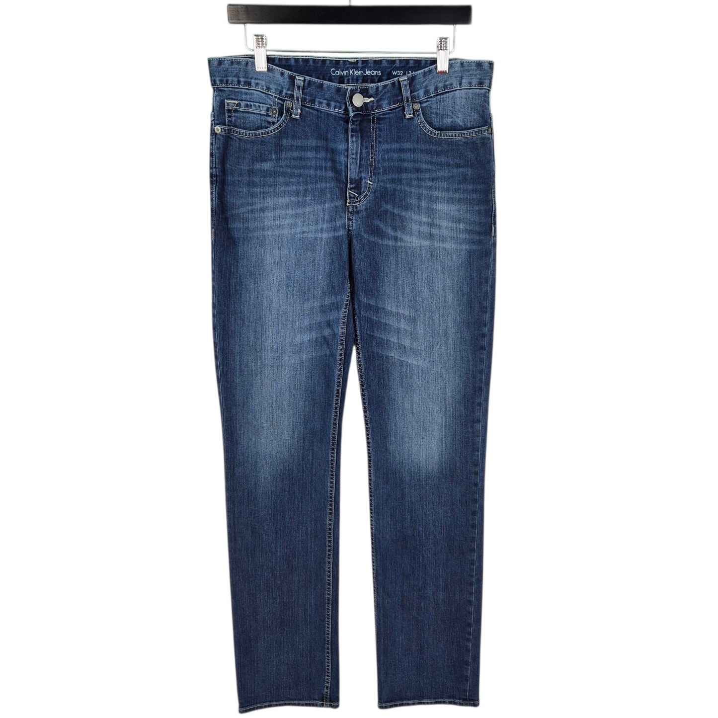 Calvin Klein Jeans Blue Straight Leg Stretch Denim W32