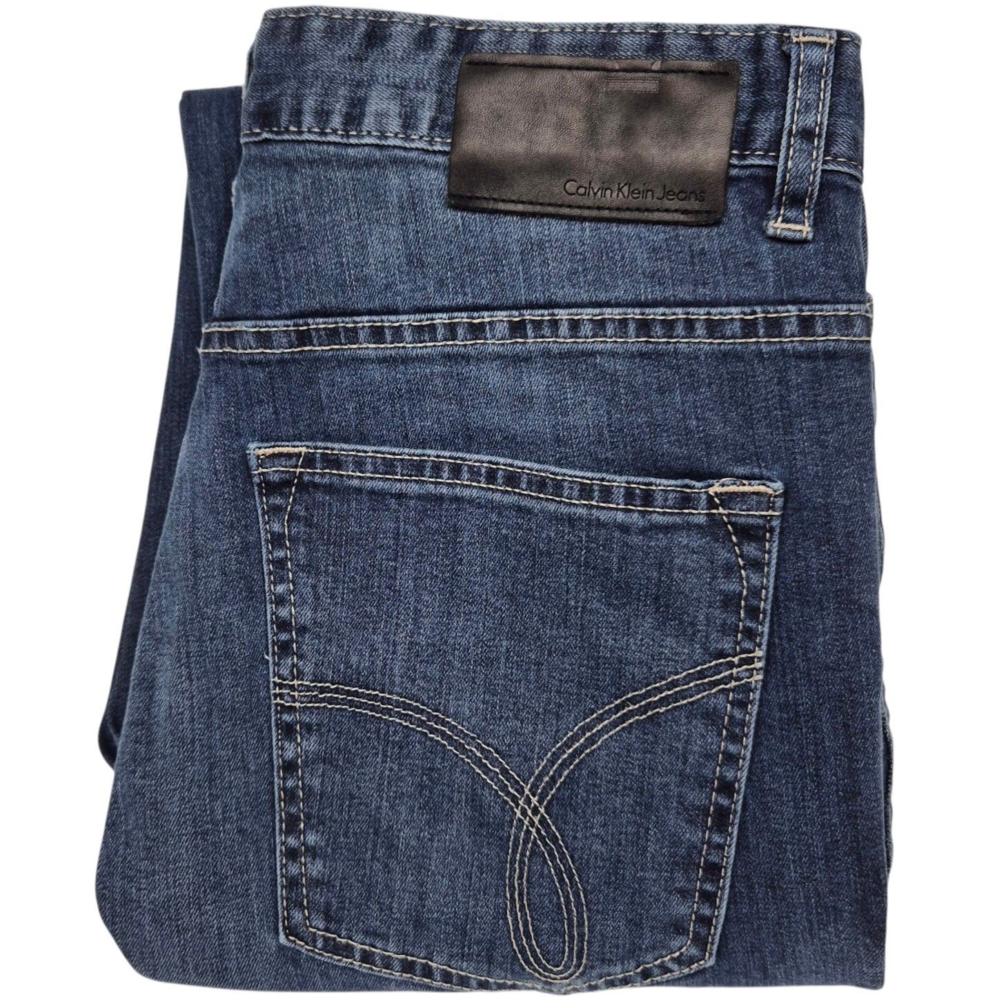 Calvin Klein Jeans Blue Straight Leg Stretch Denim W32