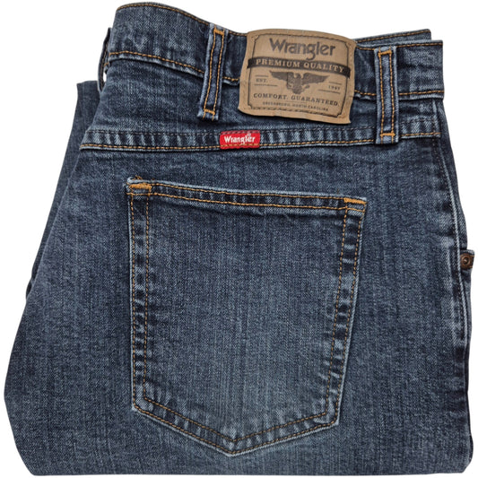 Vintage Wrangler Jeans Blue Classic Heavy Stretch Denim W37