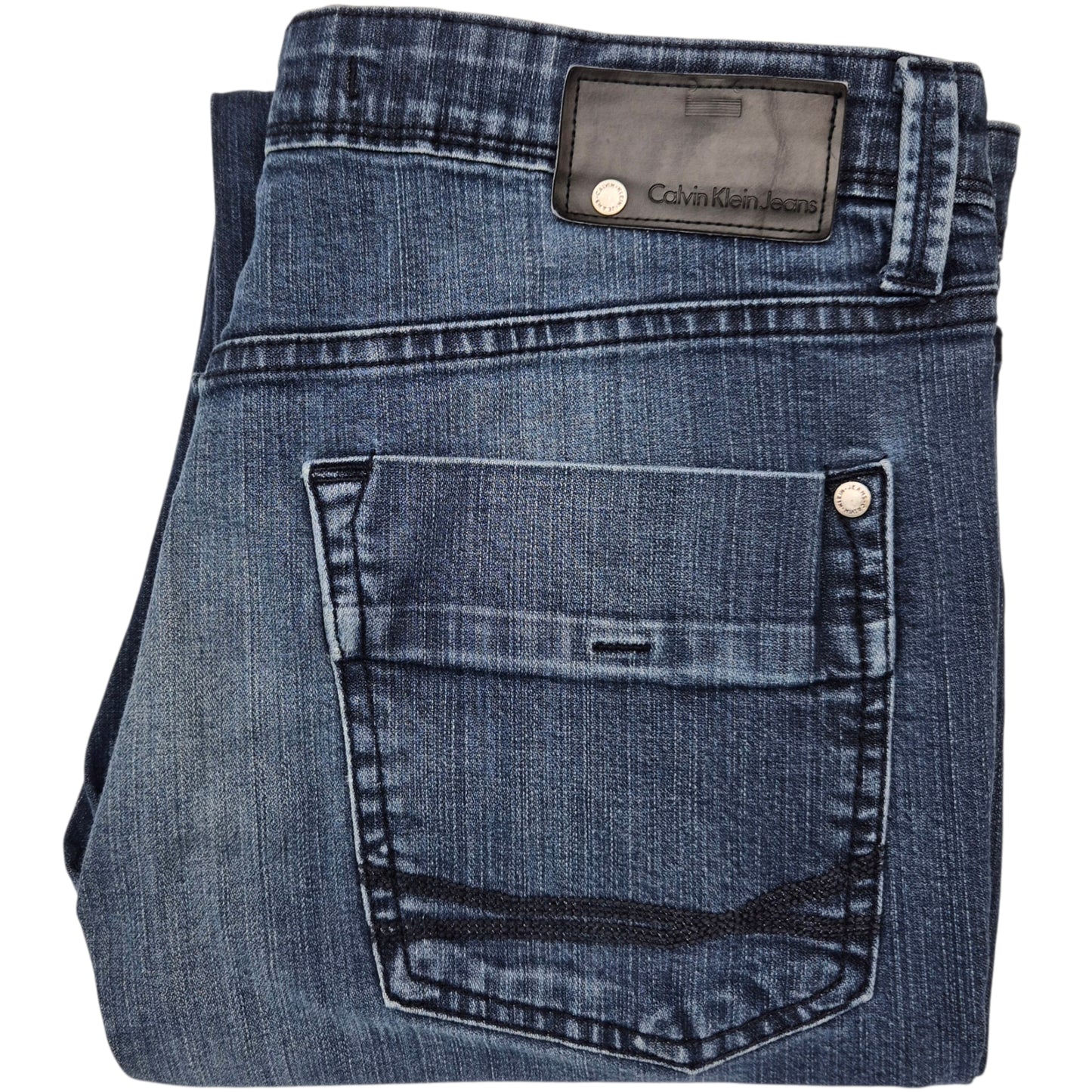 Vintage Calvin Klein Jeans Blue Modern Boot Stretch Denim W34