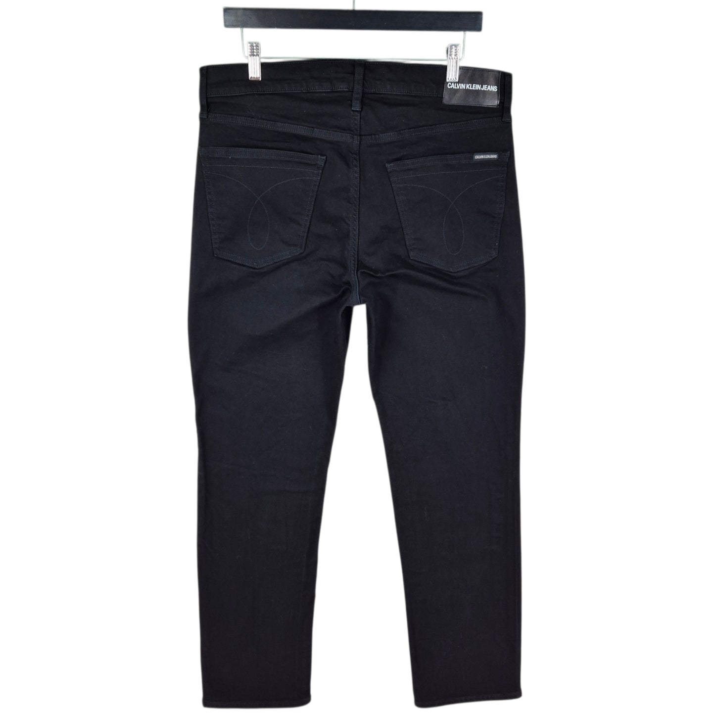 Calvin Klein Jeans Black Regular Straight Leg Denim W34