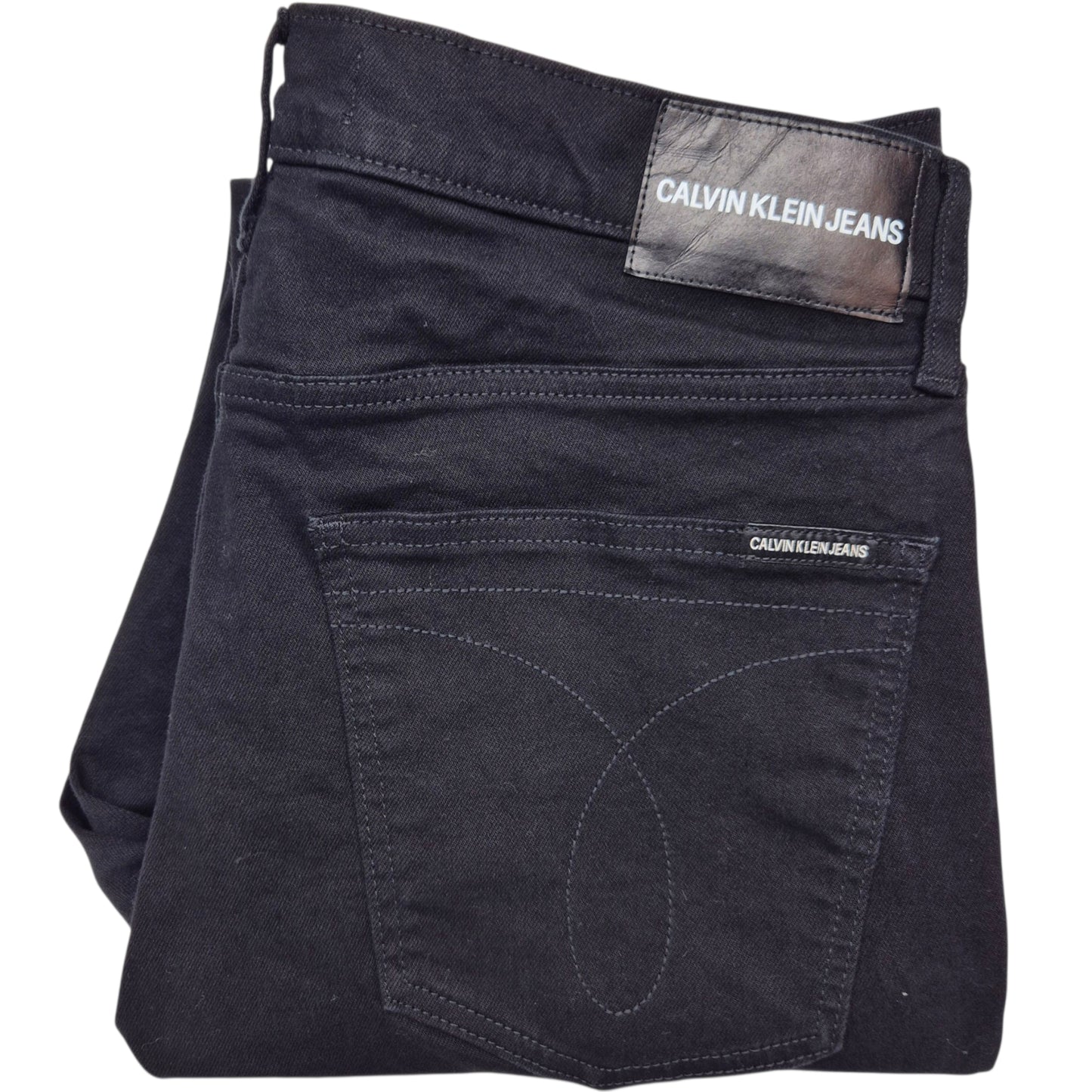 Calvin Klein Jeans Black Regular Straight Leg Denim W34