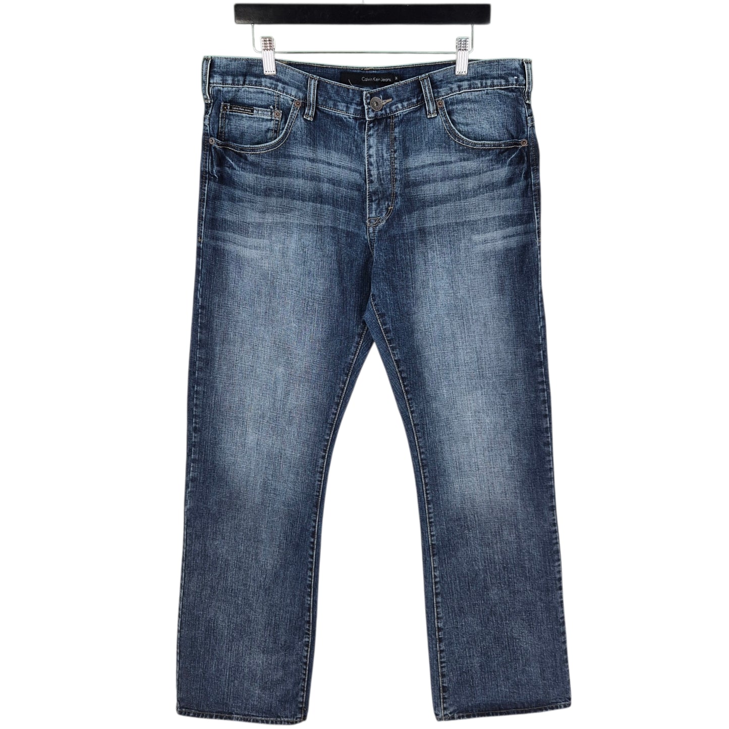 Vintage Calvin Klein Jeans 2000's Blue Bootcut Denim W36