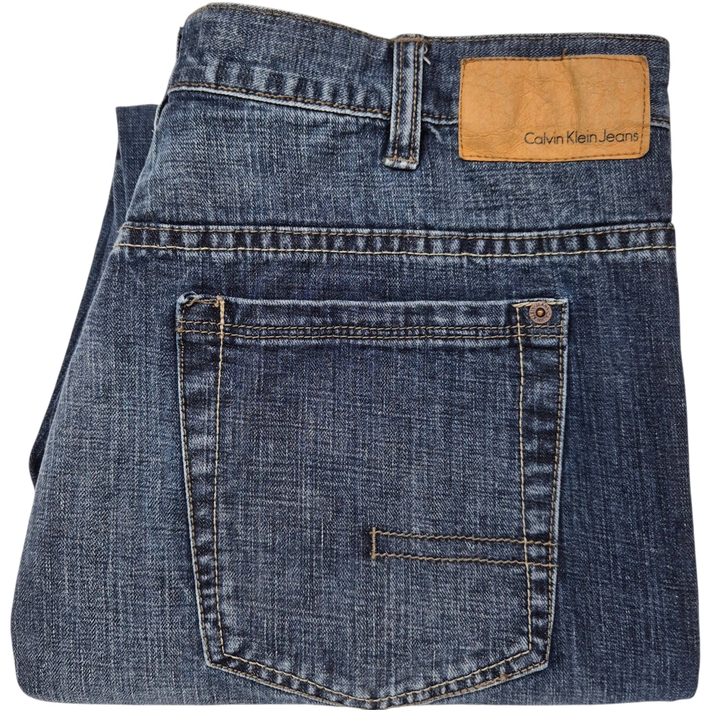 Vintage Calvin Klein Jeans 2000's Blue Bootcut Denim W36