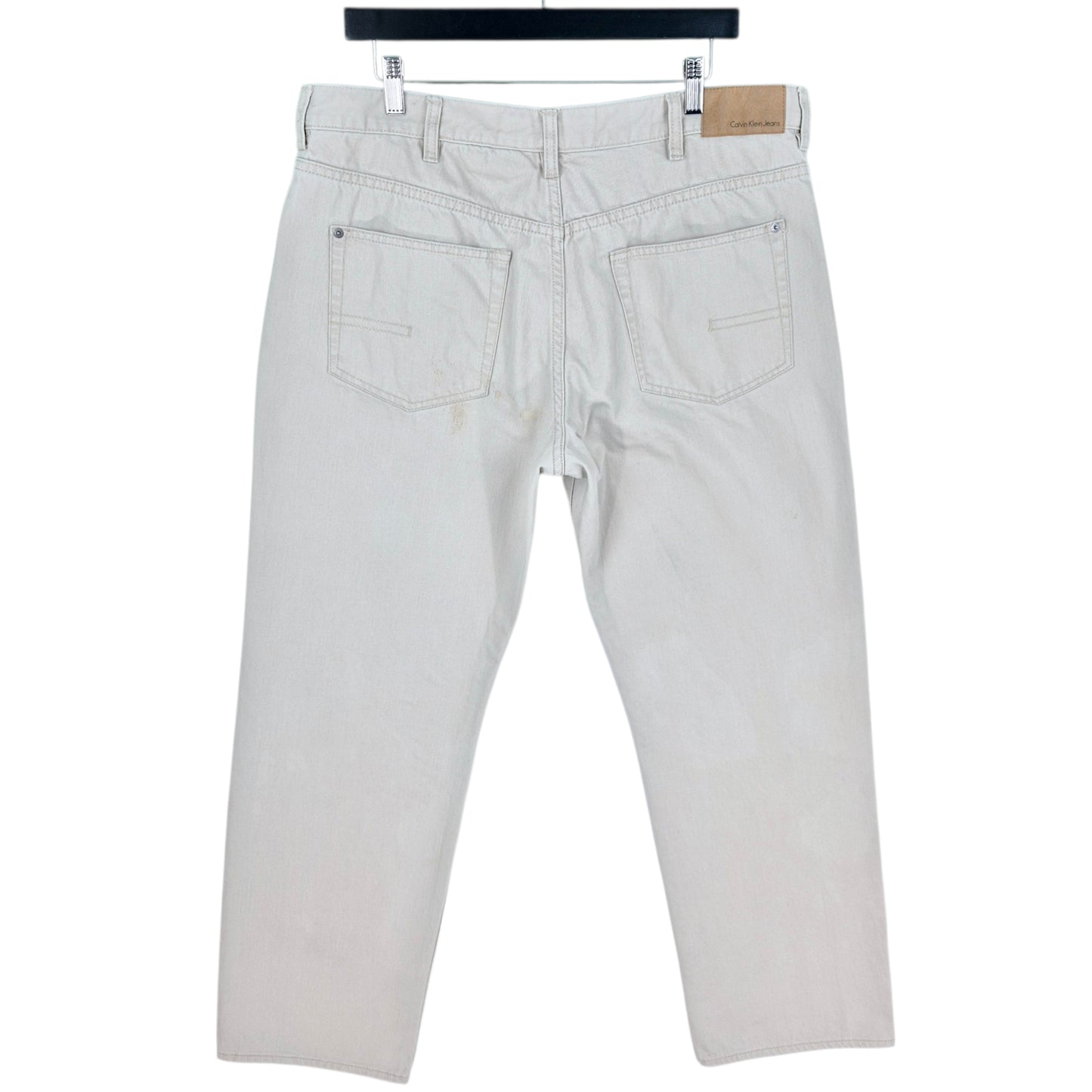Vintage Calvin Klein Jeans Light Brown Relaxed Straight Leg Denim W36
