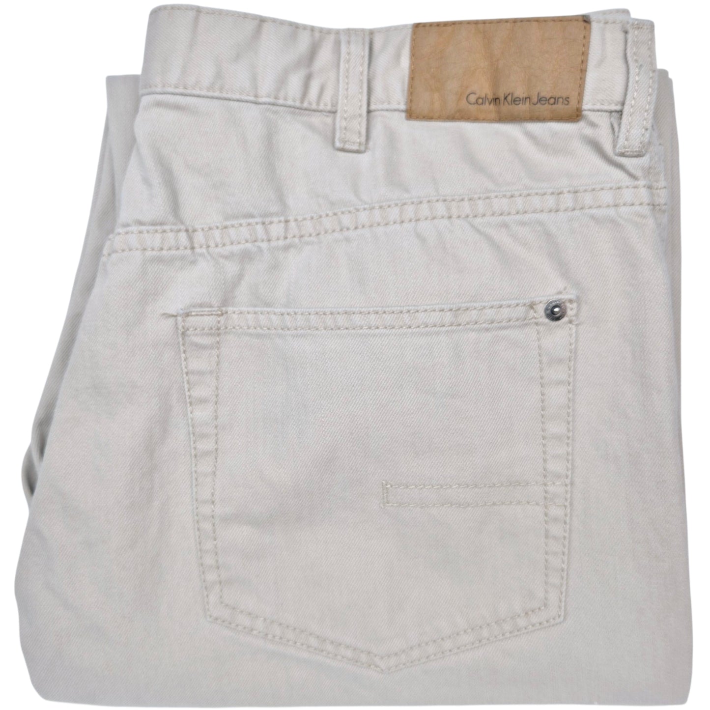 Vintage Calvin Klein Jeans Light Brown Relaxed Straight Leg Denim W36
