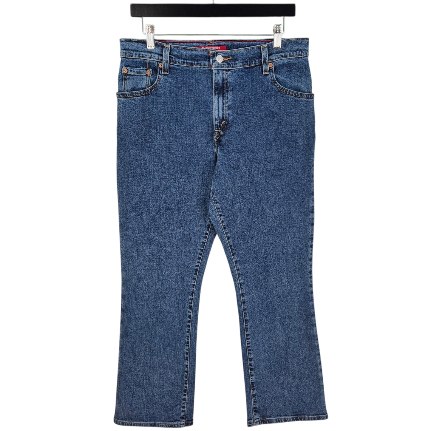Vintage Levis 550 Jeans Womens Blue Relaxed Bootcut Strech Denim W31