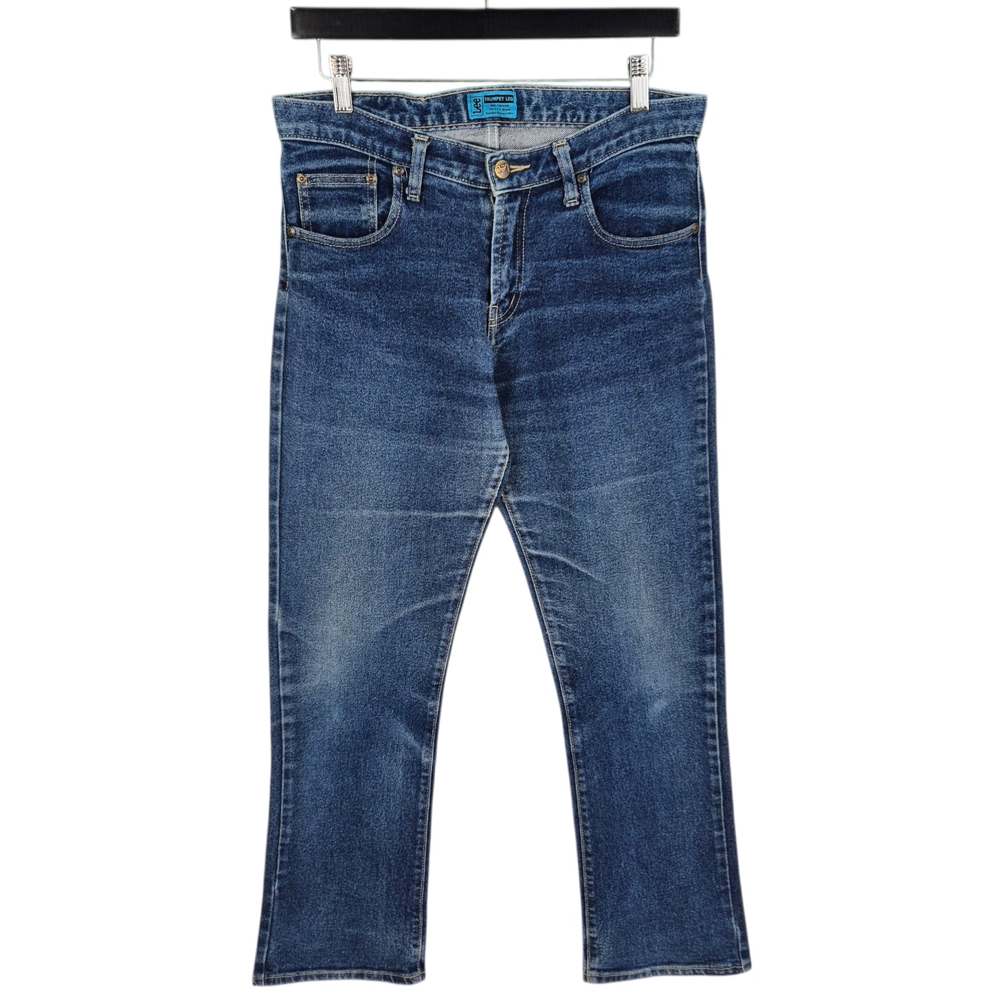 Vintage Lee Jeans 90's Womens Blue Australia Made Trumpet Leg Denim W31