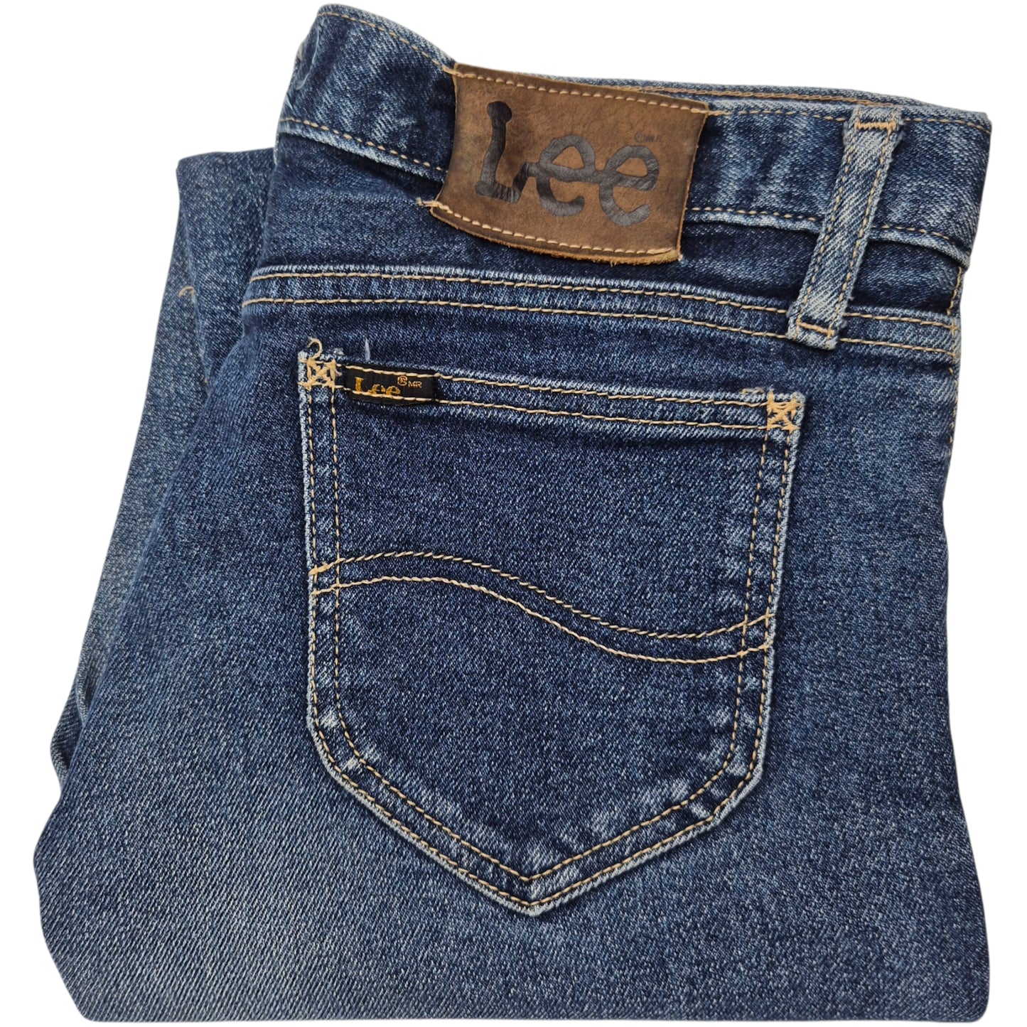 Vintage Lee Jeans 90's Womens Blue Australia Made Trumpet Leg Denim W31