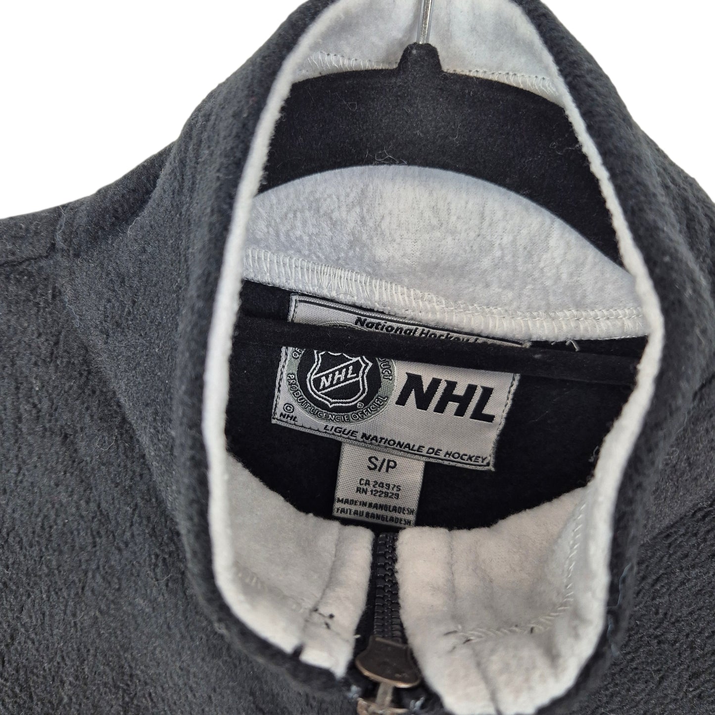 NHL Montreal Canadiens Black Fleece Zip Jumper Size S