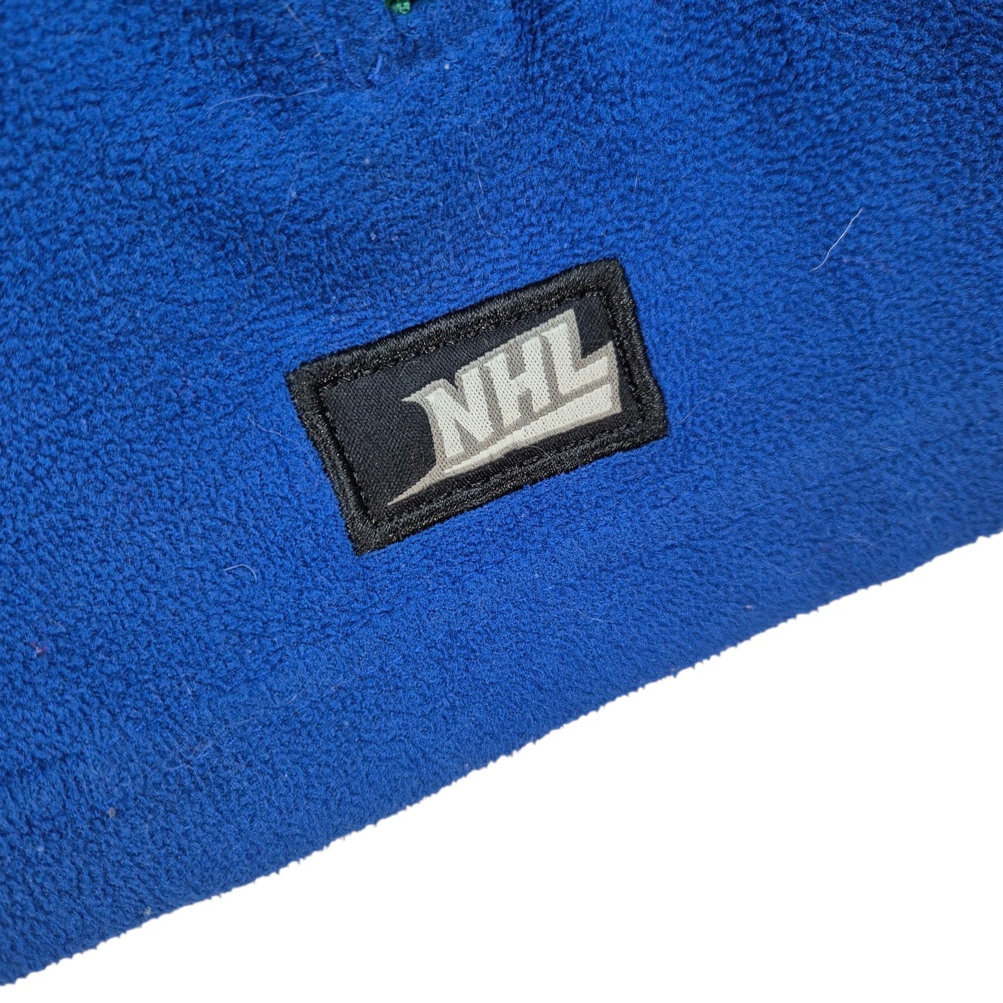 NHL Vancouver Canucks Blue & Green Full Zip Fleece Jumper Size L