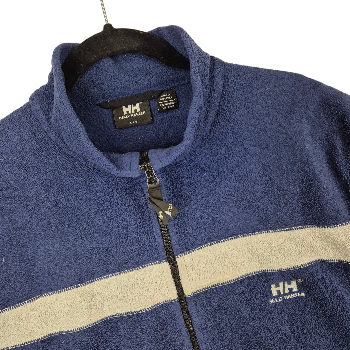 Helly Hansen Dark Blue Fleece Zip Vest Size L