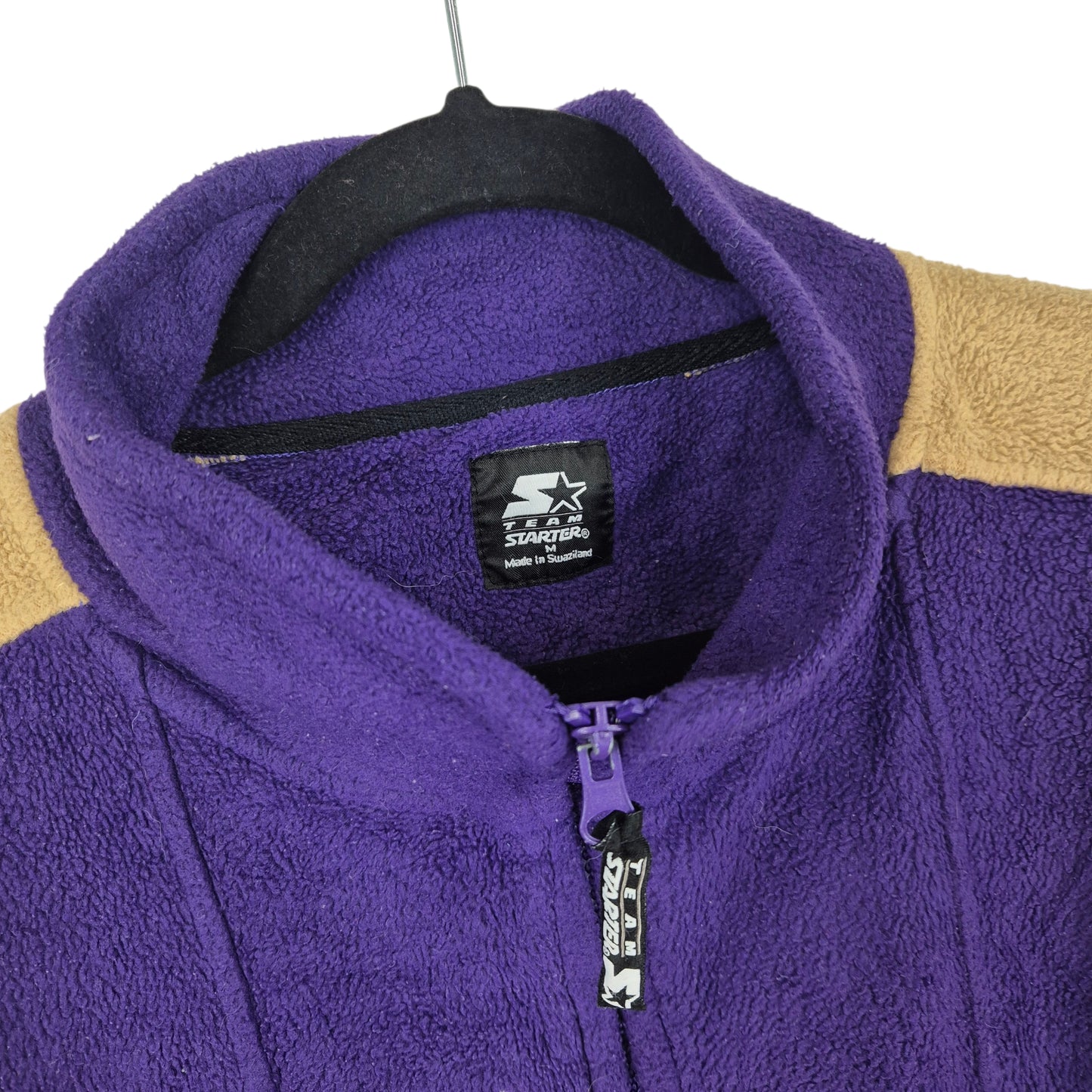 Vintage Starter Washington Huskies 90's Purple & Gold Fleece Jumper Size M