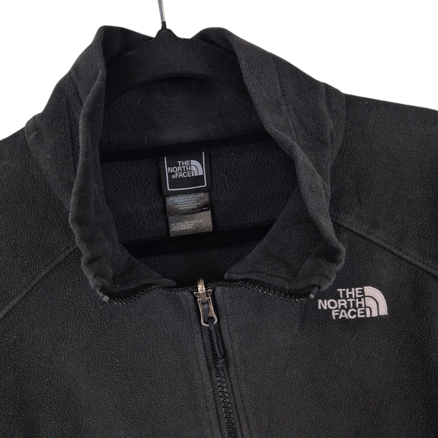The North Face Womens Black Slim Lightweight Full Zip Fleece Jumper Size M
