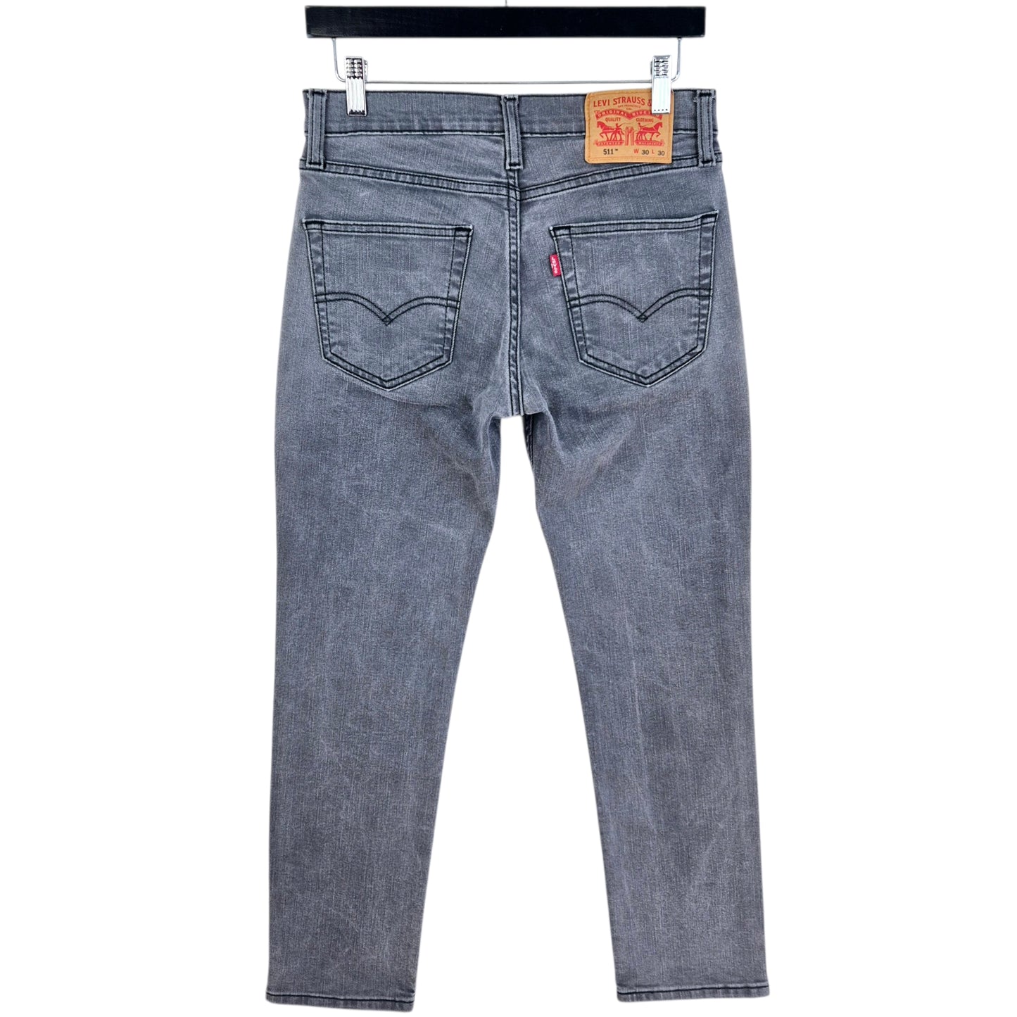 Levis 511 Jeans Grey Slim Fit Stretch Denim W29