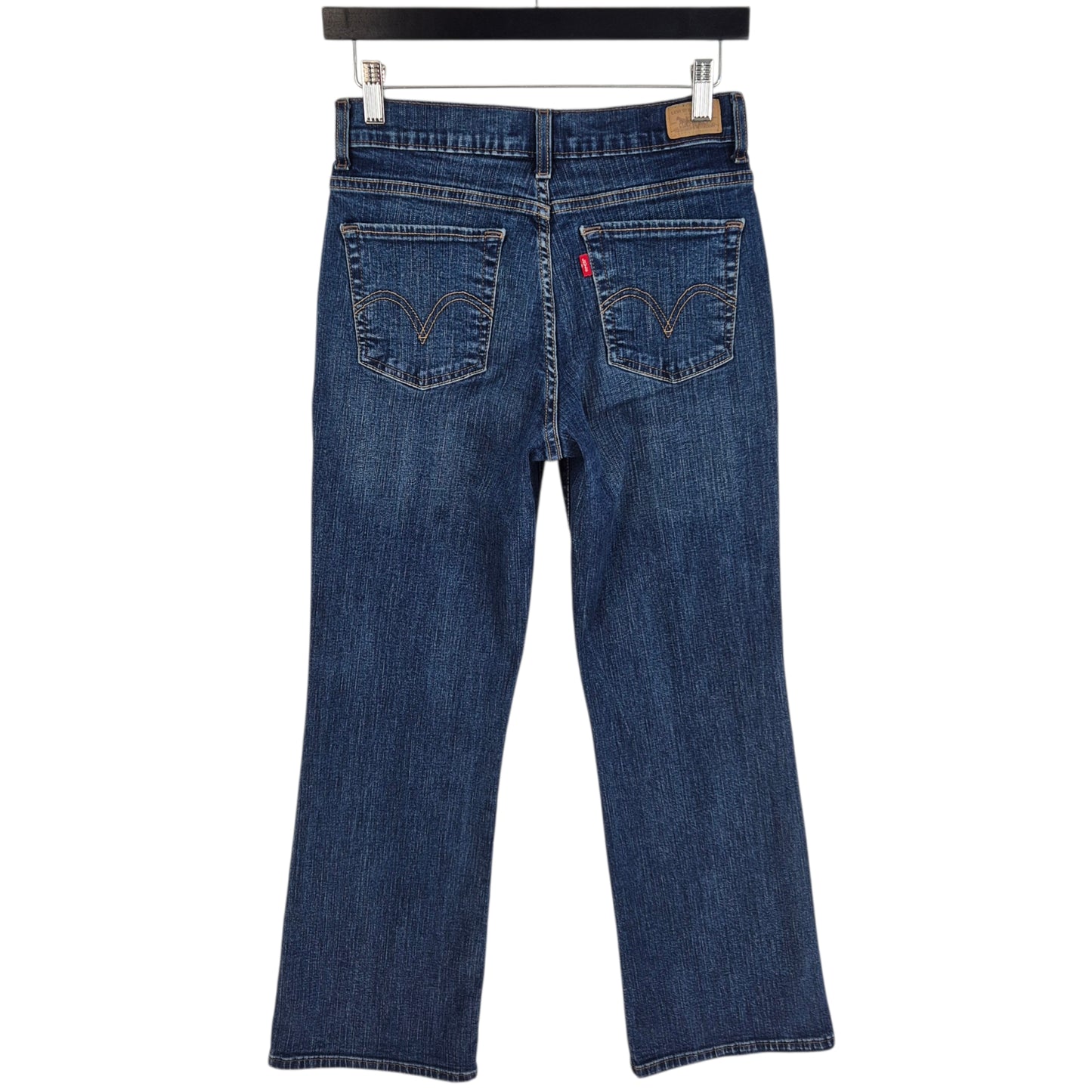 Vintage Levis 512 Jeans Womens Dark Blue Perfectly Slimming Bootcut Denim W27