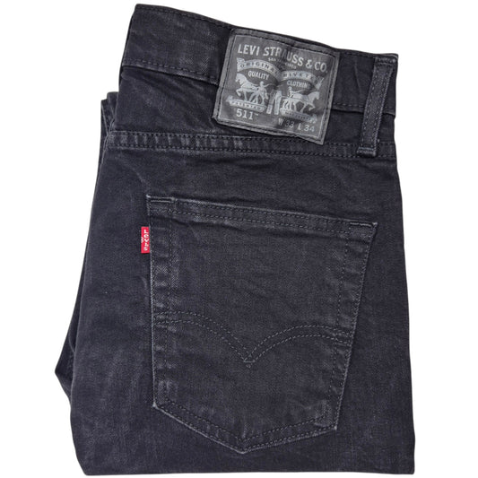 Levis 511 Jeans Black Slim Fit Denim W32