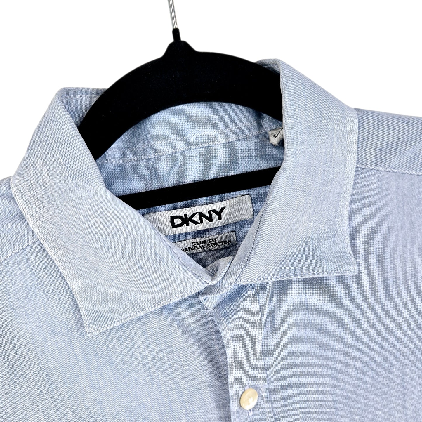 DKNY Steel Blue Dress Shirt Size M