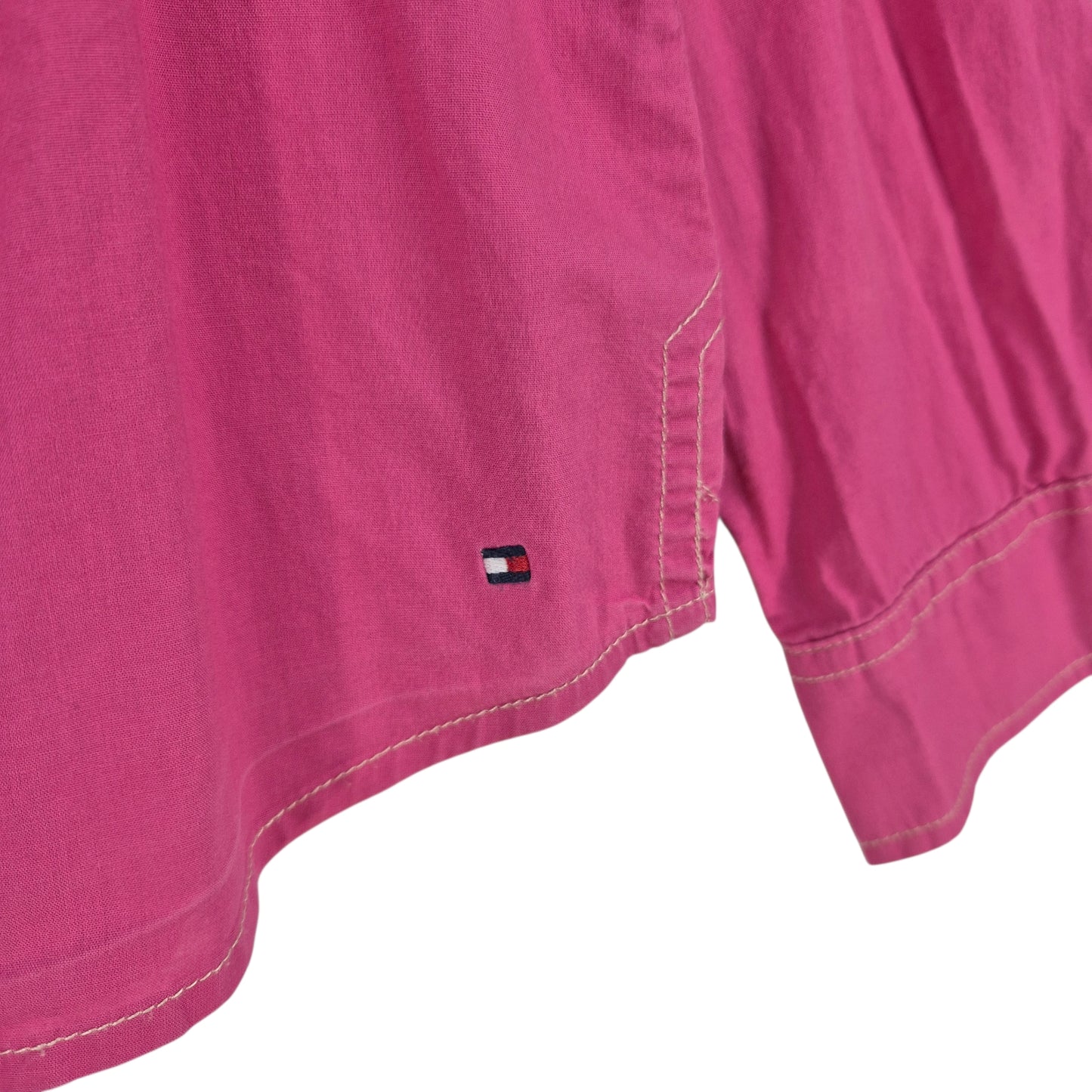 Tommy Hilfiger Womens Pink Long Sleeve Button Shirt Size XL