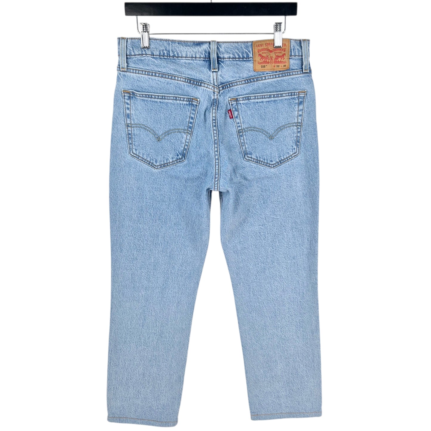 Levis 516 Jeans Light Blue Regular Fit Denim W31