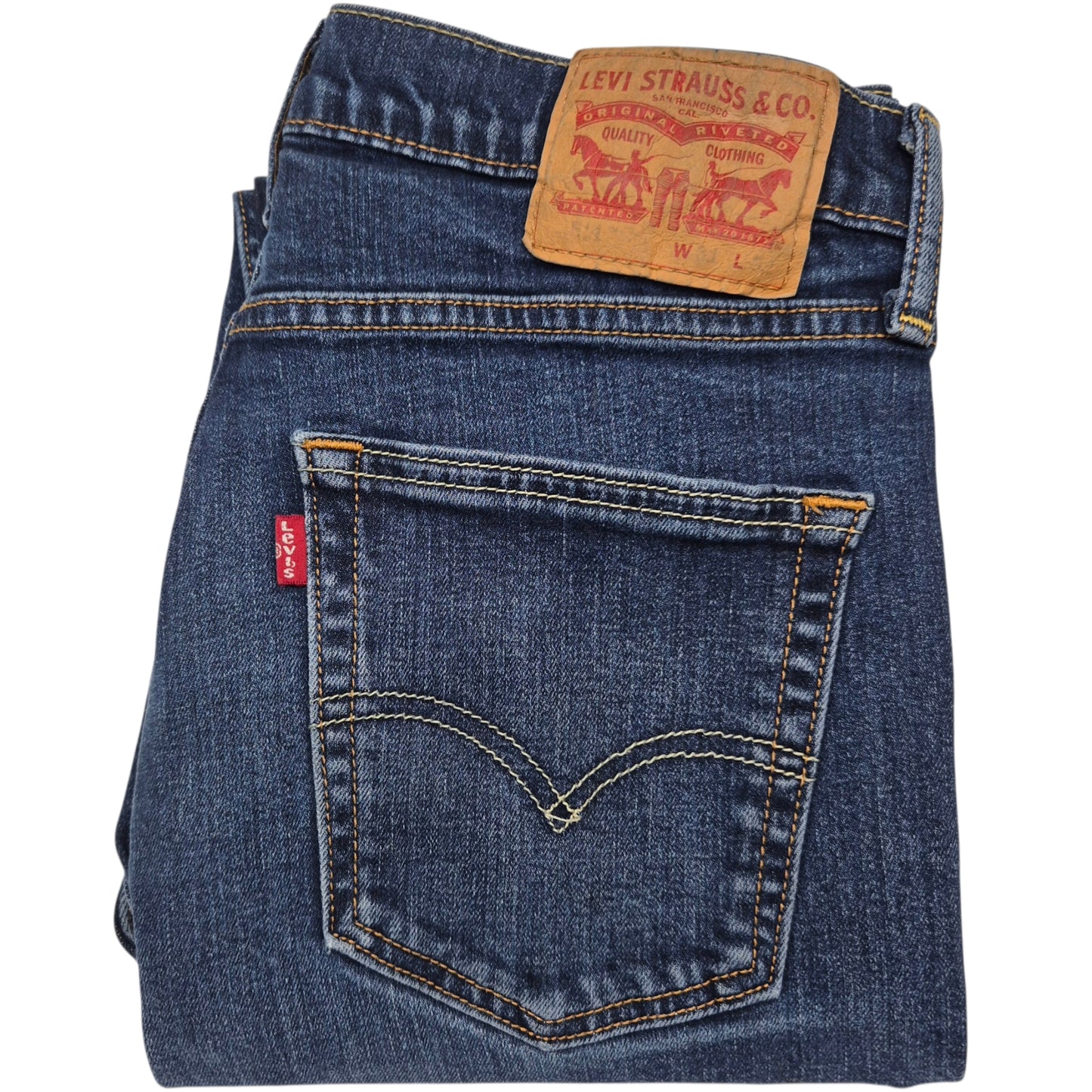 Levis Jeans Dark Blue Slim Fit Denim W30