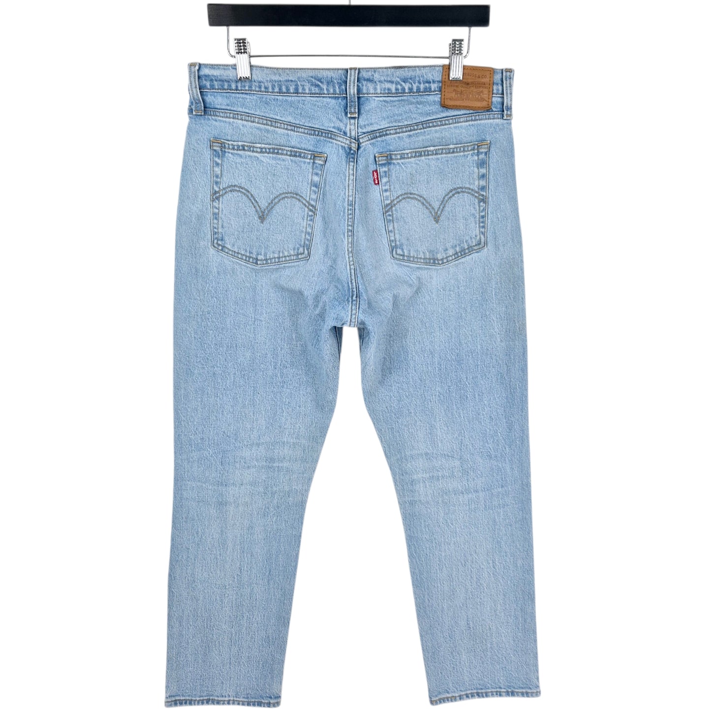 Levis Premium Jeans Womens Light Blue Heavy Wedgie Straight Denim W32