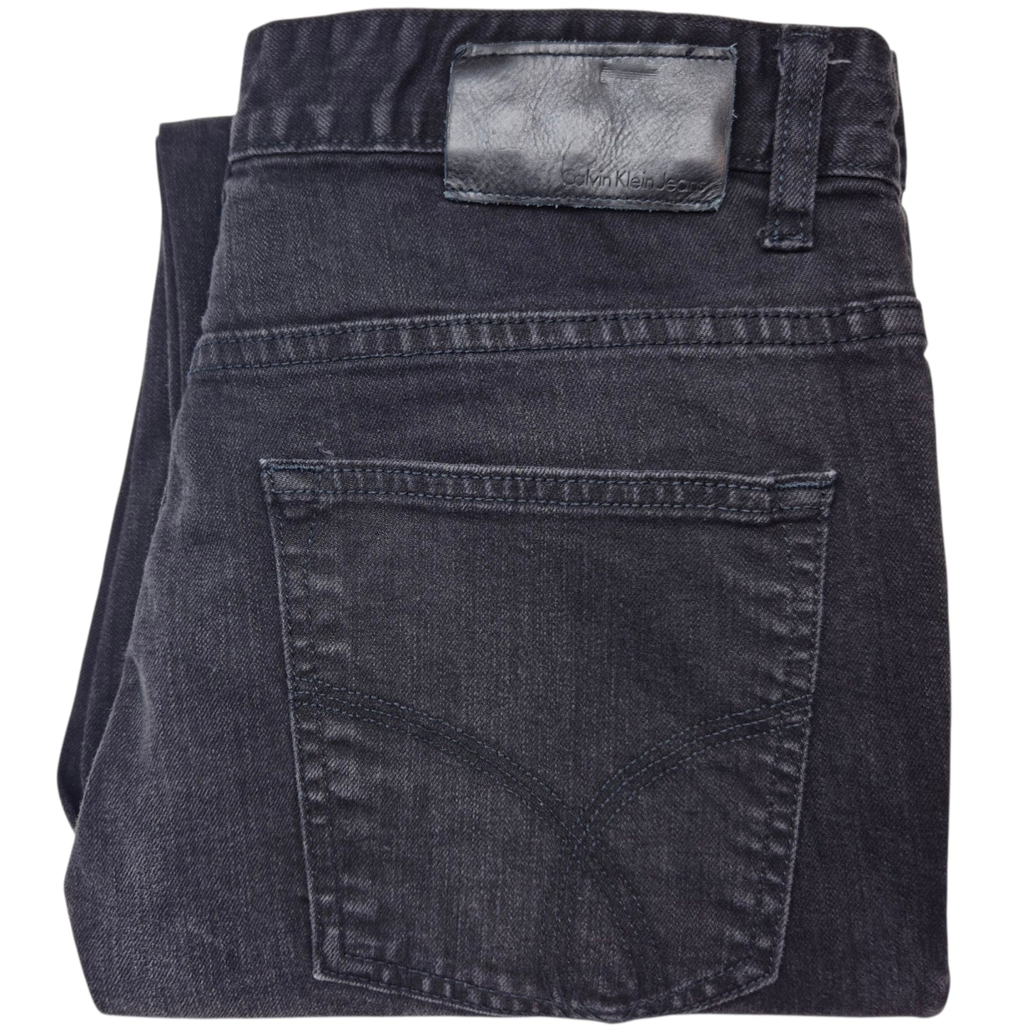 Calvin Klein Jeans Black Regular Straight Leg Denim W33