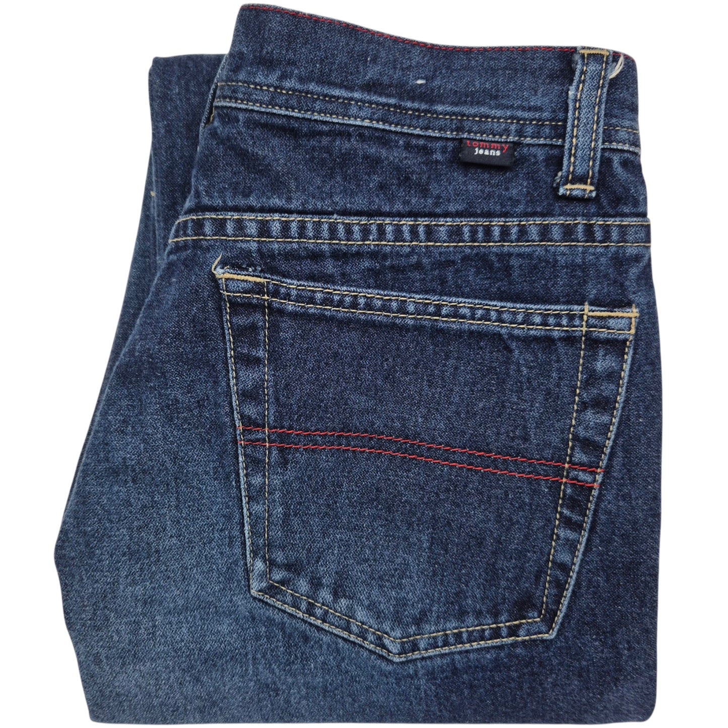Vintage Tommy Hilfiger Jeans Womens 90's Dark Blue Straight Leg Denim W27
