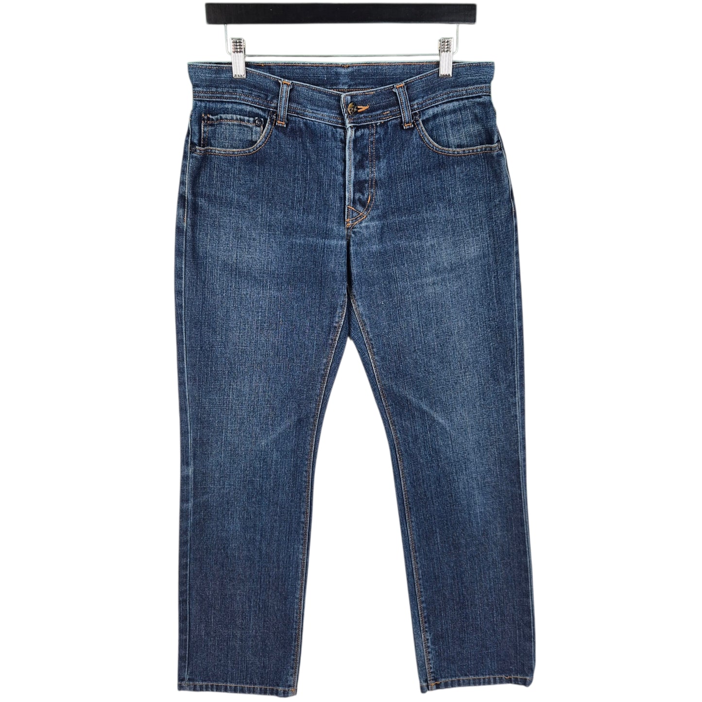 Lee Jeans Dark Blue Regular Straight Leg Denim W31