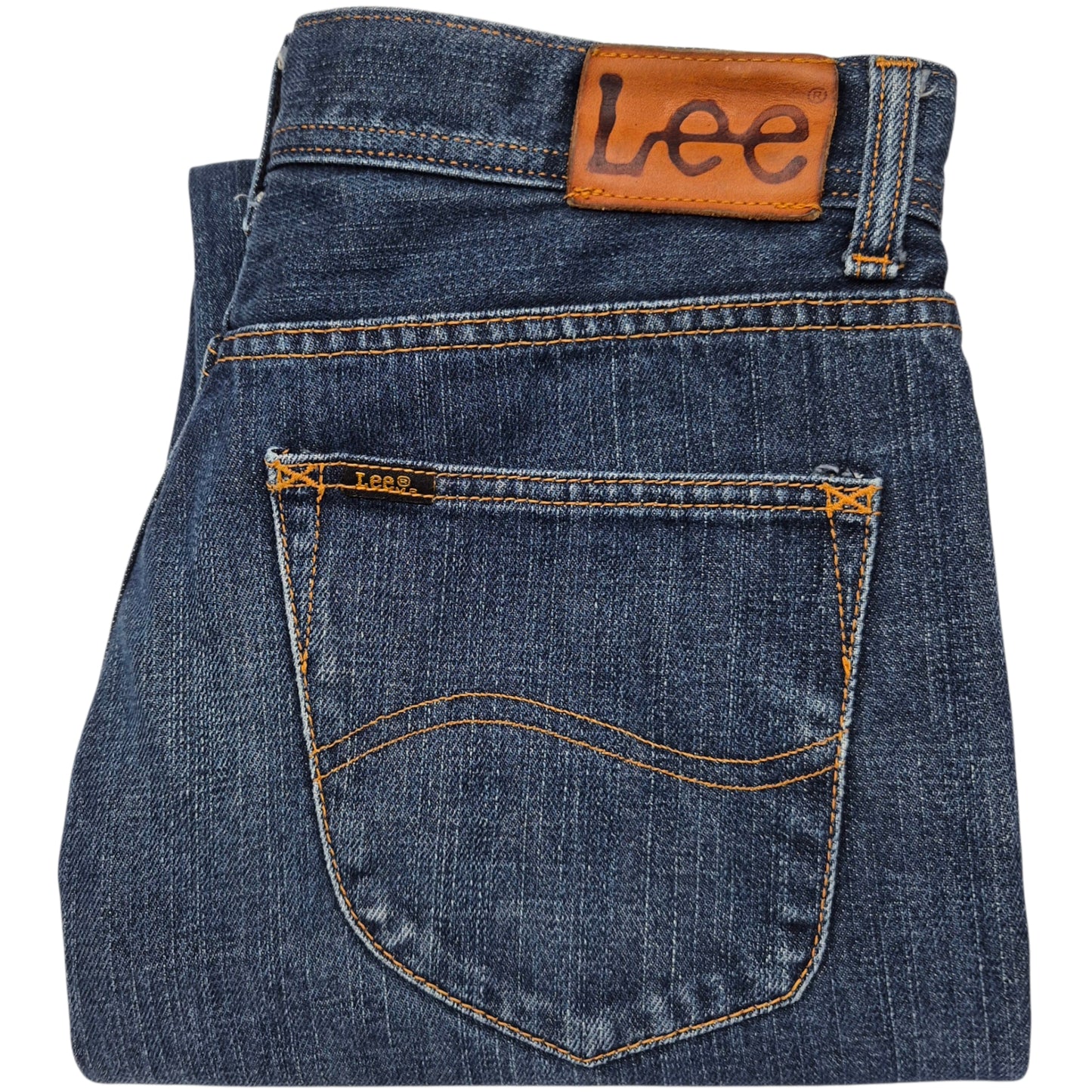 Lee Jeans Dark Blue Regular Straight Leg Denim W31