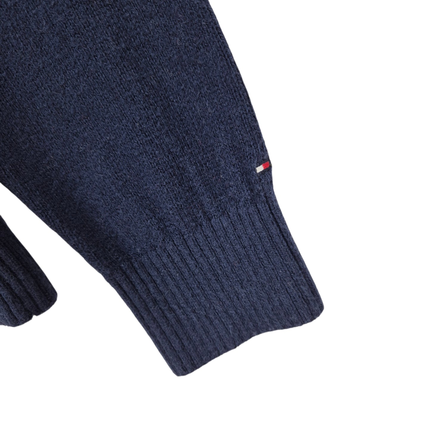 Tommy Hilfiger Womens Dark Blue Button Knit Sweater Size XL